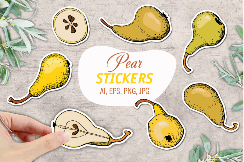 pear-printable-stickers-cricut-design