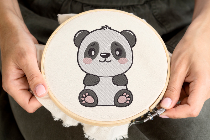 cute-smile-panda-embroidery