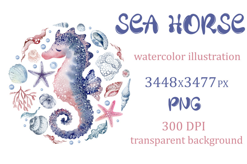seahorse-illustration-sublimation-design-sea-creatures