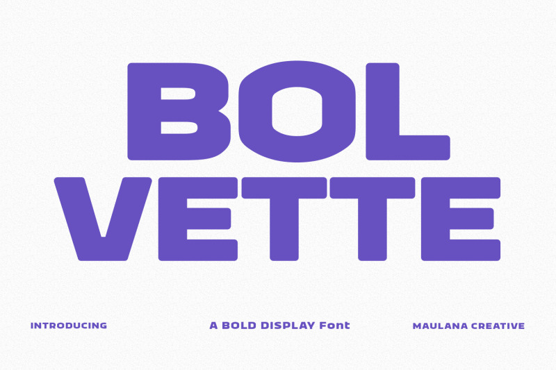 bolvette-sans-font