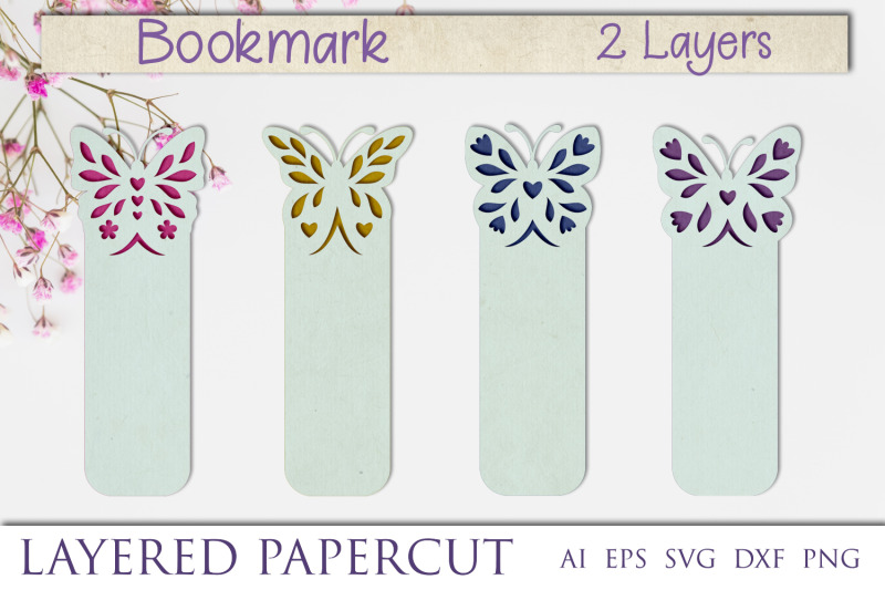 papercut-bookmarks-with-butterfly-svg