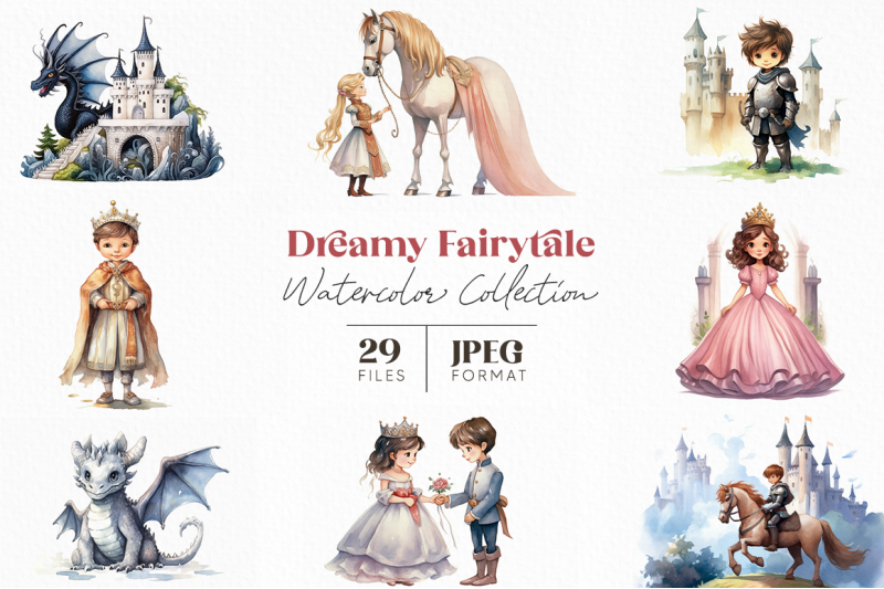 dreamy-fairytale-watercolor-collection