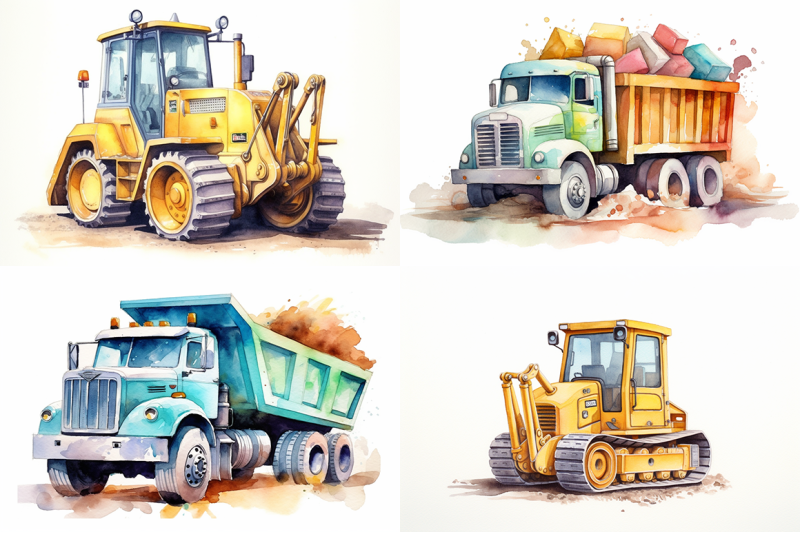 construction-crew-watercolor-collection