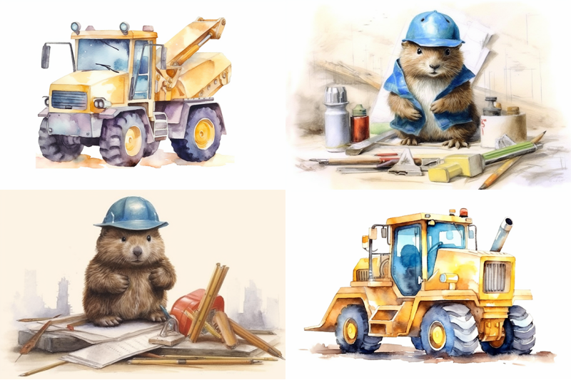 construction-crew-watercolor-collection