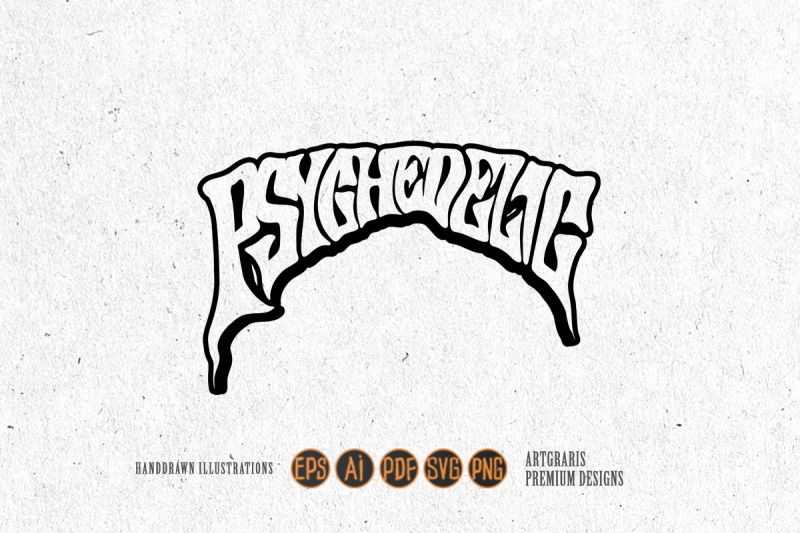 psychedelic-word-lettering-graffiti-logo-illustrations-silhouette