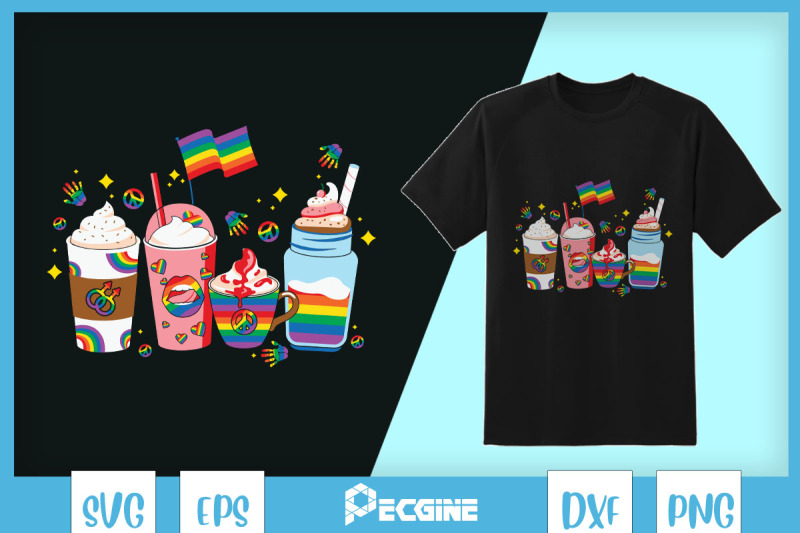 lgbt-cups-coffee-peace-love-lgbt