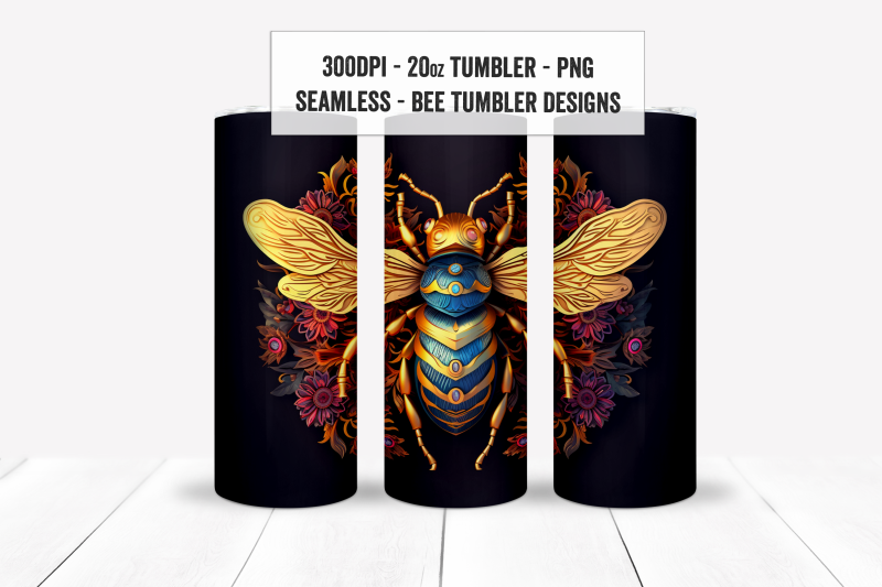3d-bee-tumbler-sublimation-set-seamless-bumblebee-tumblers