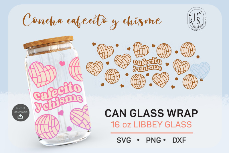concha-svg-cafecito-y-chisme-svg-can-glass-full-wrap-16oz
