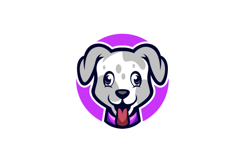 cute-dog-or-puppy-head-logo-template