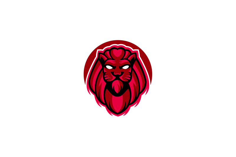 angry-lion-head-logo-template