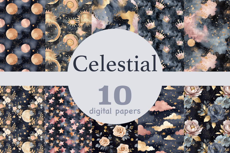 celestial-star-digital-paper-galaxy-pattern