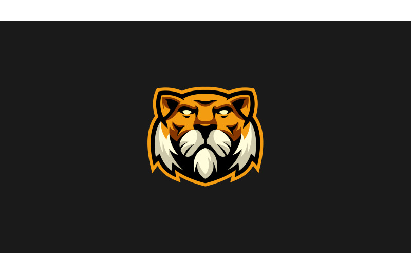 angry-tiger-head-logo-template