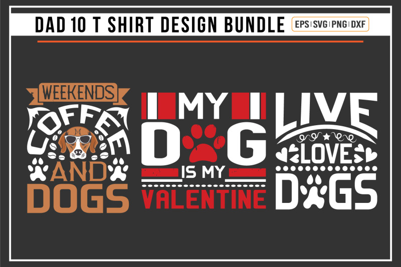 dog-t-shirt-design-bundle