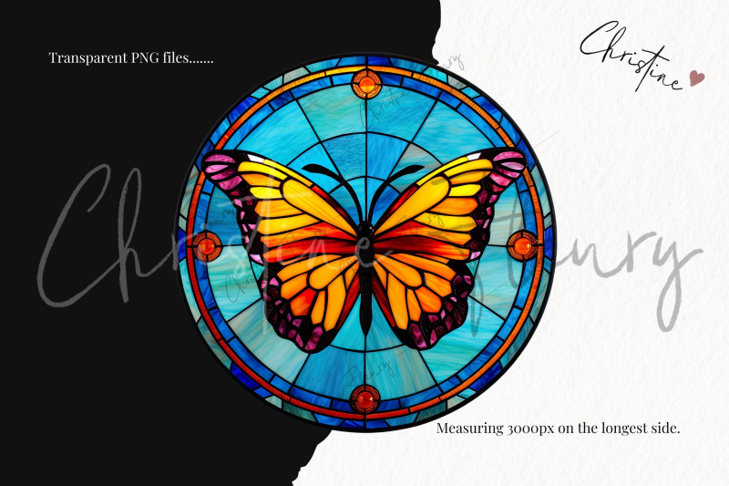 round-butterfly-stained-glass-clipart