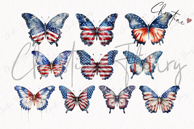 watercolor-patriotic-butterfly-clipart