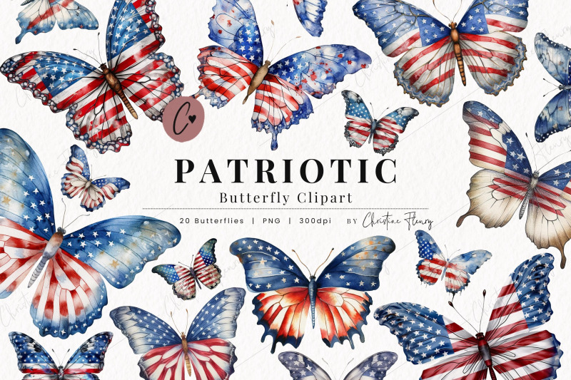 watercolor-patriotic-butterfly-clipart