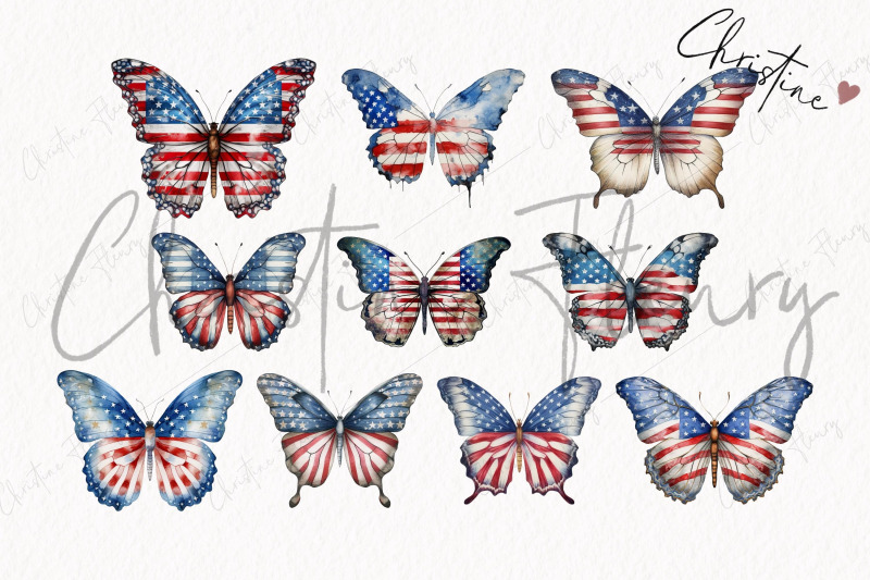 watercolor-patriotic-butterfly-clipart