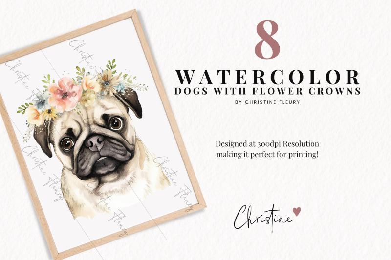 watercolor-dog-breeds-with-flower-crowns-part-3