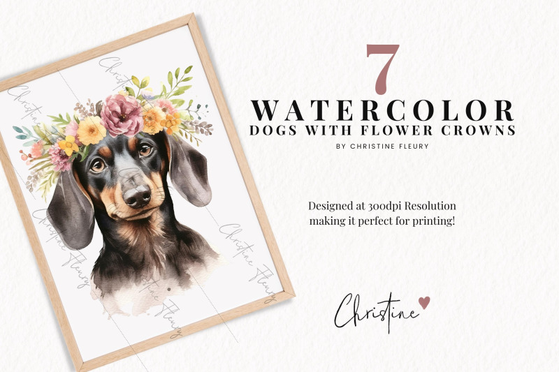 watercolor-dog-breeds-with-flower-crowns-part-4