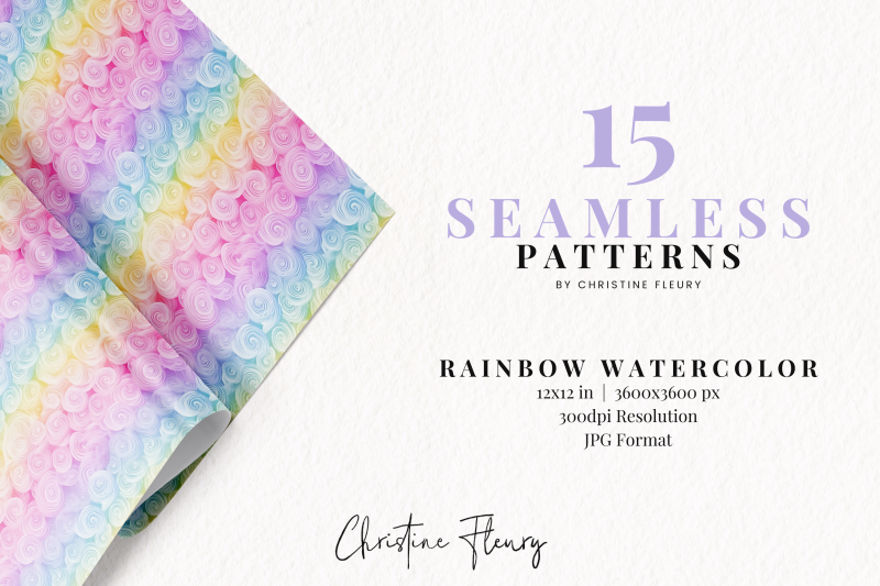 seamless-rainbow-watercolor-digital-paper