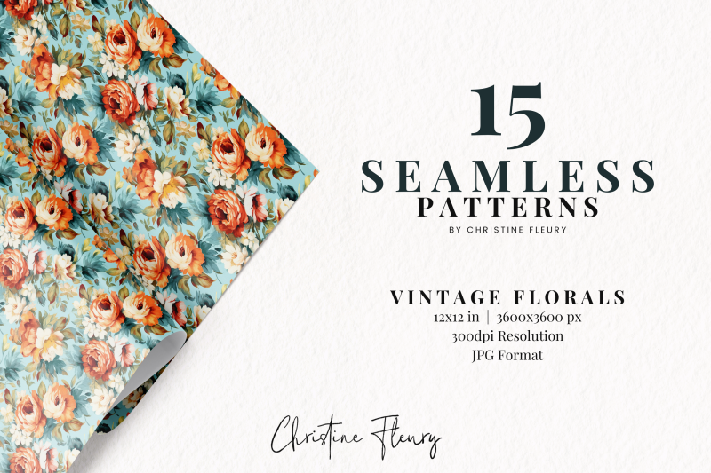 seamless-vintage-floral-patterns