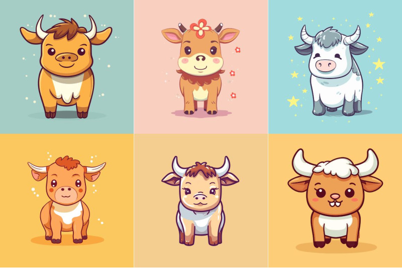 bull-cute-cartoon-character