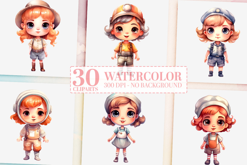 chibi-dolls-dream-jobs-clipart-30-cute-girls