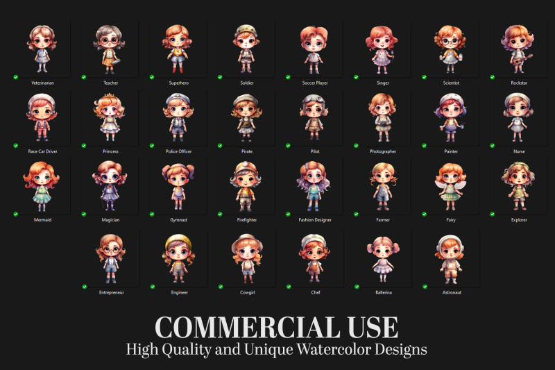 chibi-dolls-dream-jobs-clipart-30-cute-girls