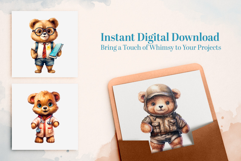 watercolor-teddy-bear-career-clipart-15-job-teddy-bears-v2