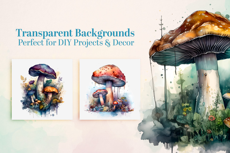 watercolor-magic-mushrooms-clipart-mystical-mushroom-pngs