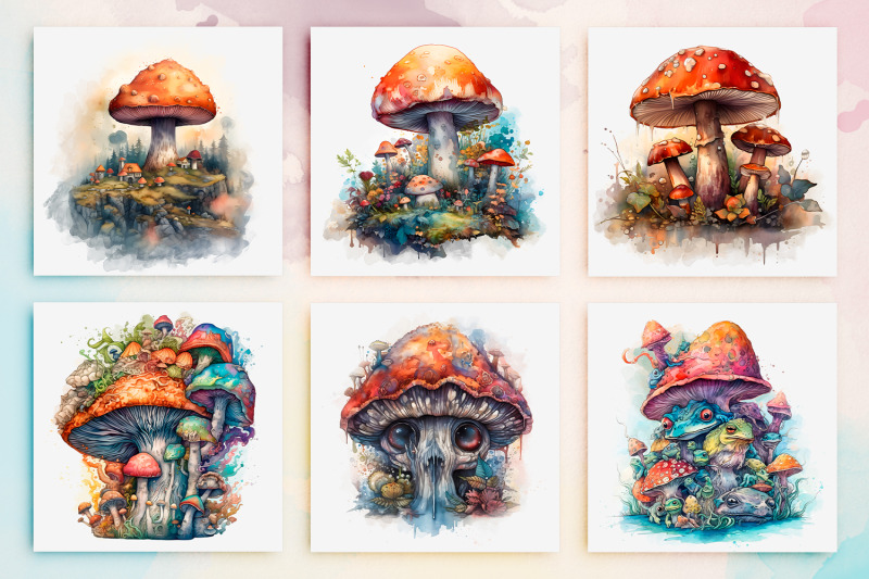 mystical-mushroom-clipart-bundle-30-unique-magical-shrooms