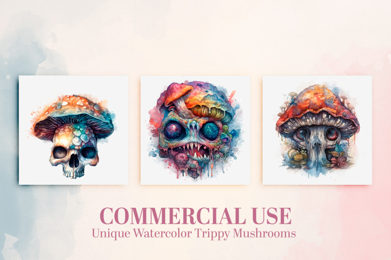 mystical-mushroom-clipart-bundle-15-magical-watercolor-pngs