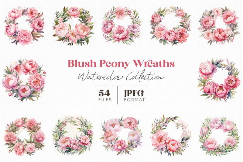 blush-peony-wreaths-watercolor-collection