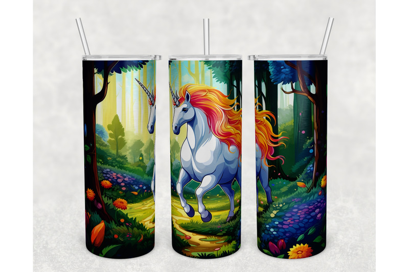 unicorn-tumbler-wrap-20-oz-skinny-tumbler-sublimation-design