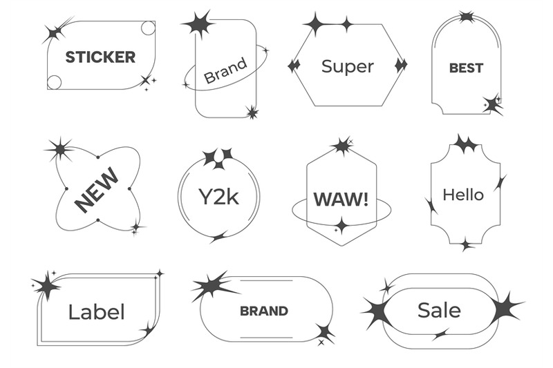 y2k-line-labels-outline-linear-stickers-with-vintage-retro-70s-80s-st