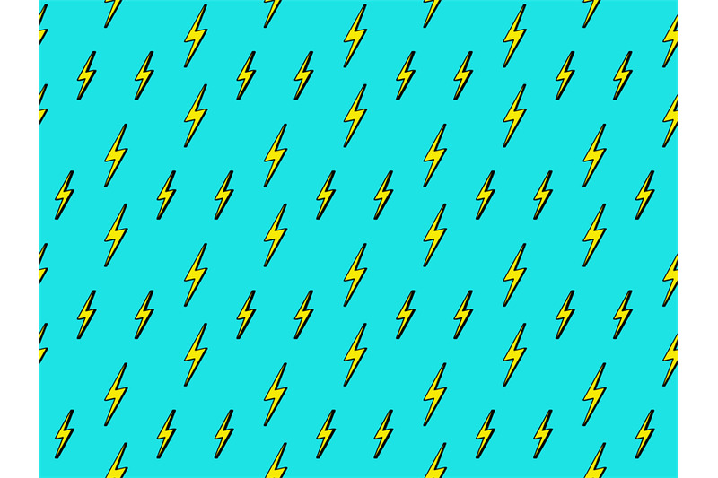 lightning-pattern-retro-abstract-seamless-print-of-fast-energy-bolt