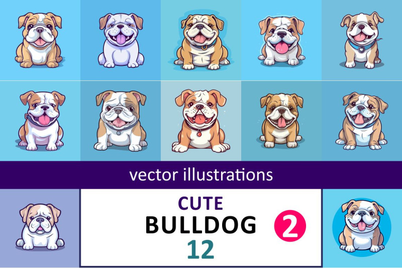 bulldog-cute-cartoon-character