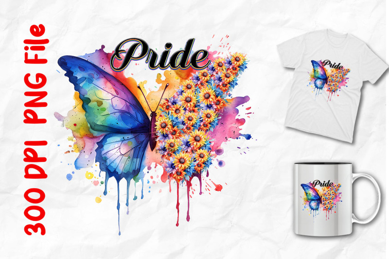 pride-butterfly-sunflowers