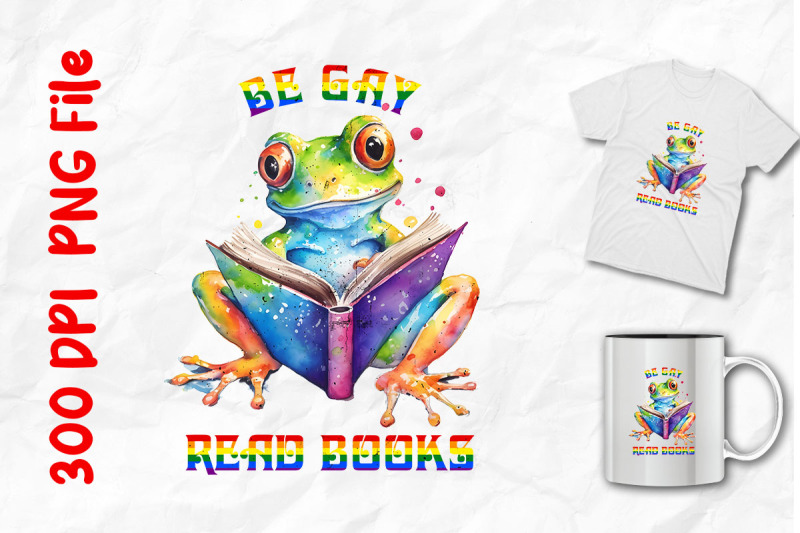 rainbow-frog-read-books