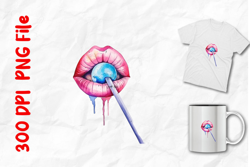 pink-lips-licking-lollipop