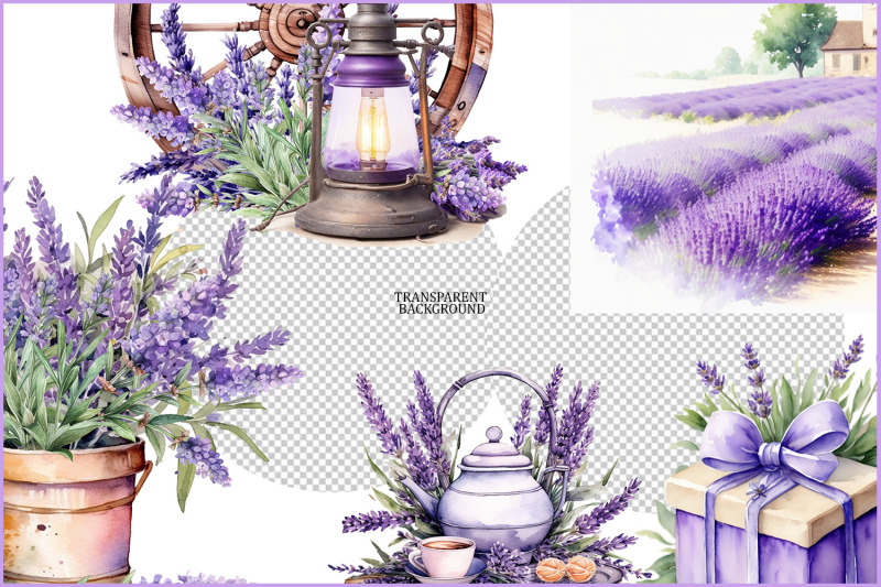 lavender-provence-watercolor-lavender-clipart-lavender-png