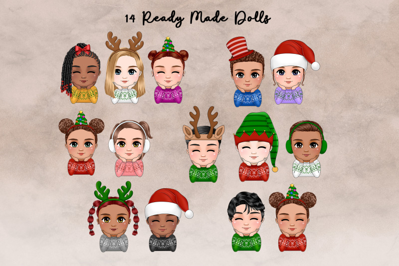 kids-chibi-christmas-clipart-children