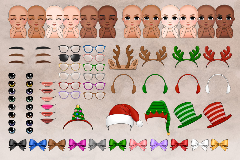 kids-chibi-christmas-clipart-children