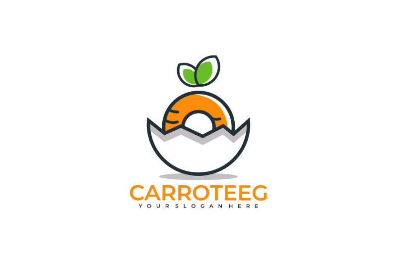 carrot-in-egg-logo-abstract-vector-design-template