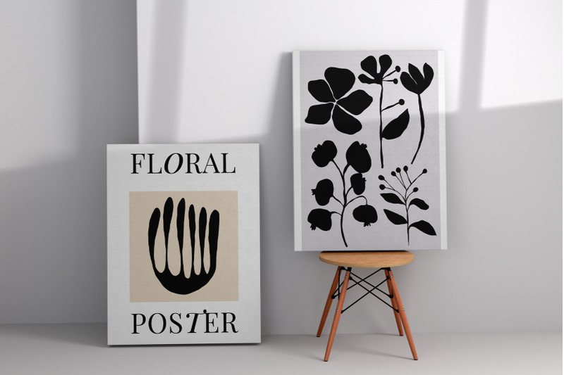 abstract-modern-floral-posters
