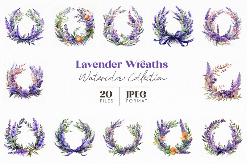 lavender-floral-wreath