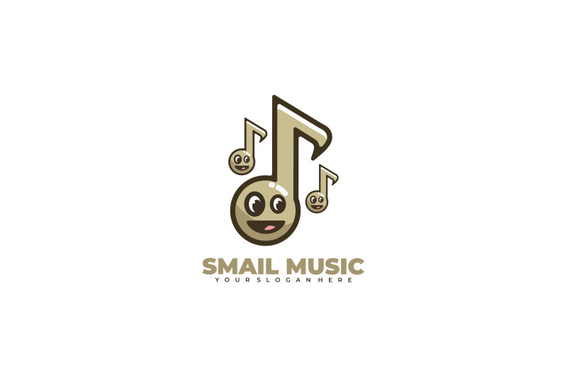 music-face-logo-abstract-vector-design-template