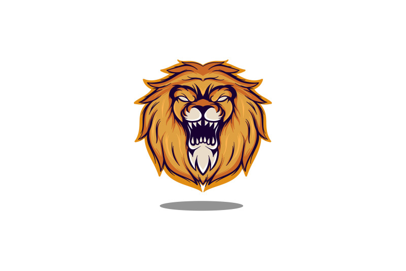 scary-lion-face-logo-abstract-vector-design-template