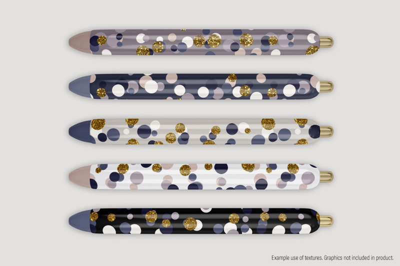 blue-taupe-gold-dots