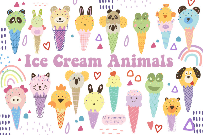 ice-cream-animals-clipart